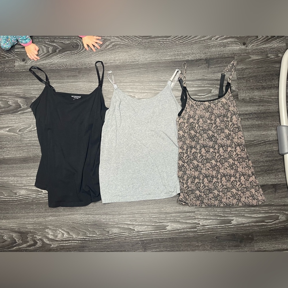 Lot of 3 Nursing Tank Tops